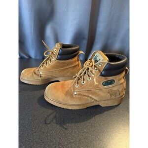 MACK Tan Leather Insulated Work Boots Size 5.5 Workwear Streetwear Farm